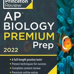Audiobook Princeton Review AP Biology Premium Prep, 2022: 6 Practice Tests +