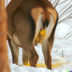 Leise pieselt das Reh