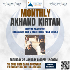 Bibi Arshpreet Kaur Ji - AKJ Southall Monthly January 2025