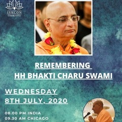 "Remembering HH Bhakti Charu Swami" A Special Talk by HH Radhanath Swami