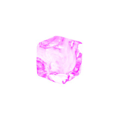 There is a Pink Ice Cube