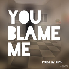 You blame me