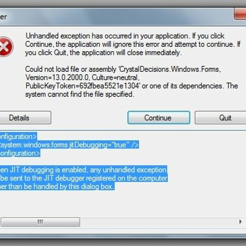 Stream Crystal Report Error Missing Or Outofdate Export Dll by