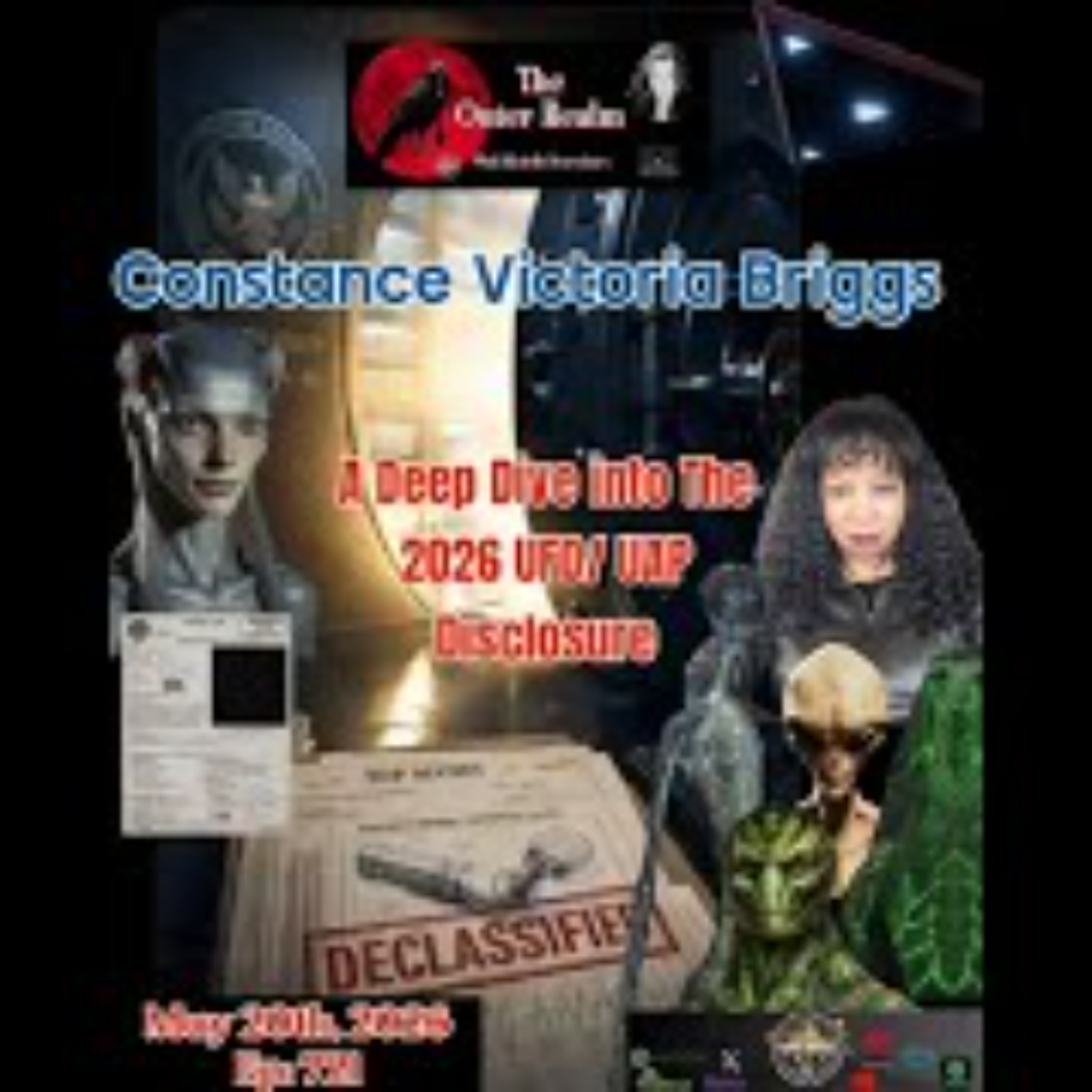 The Outer Realm- DECLASSIFIED- Deep Dive Into USA_s UFO Disclosure with Constance Victoria Briggs episode artwork