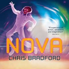 Nova, By Chris Bradford, Cover artwork by Charlotte Grange, Read by Santiago Godoy-Giraldo