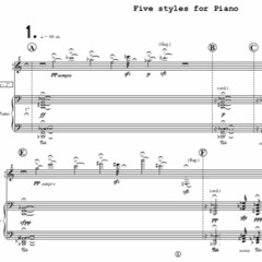 Elmir Mirzoev: Five Styles For Piano