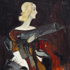 Kārlis Padegs. Madonna ar ložmetēju