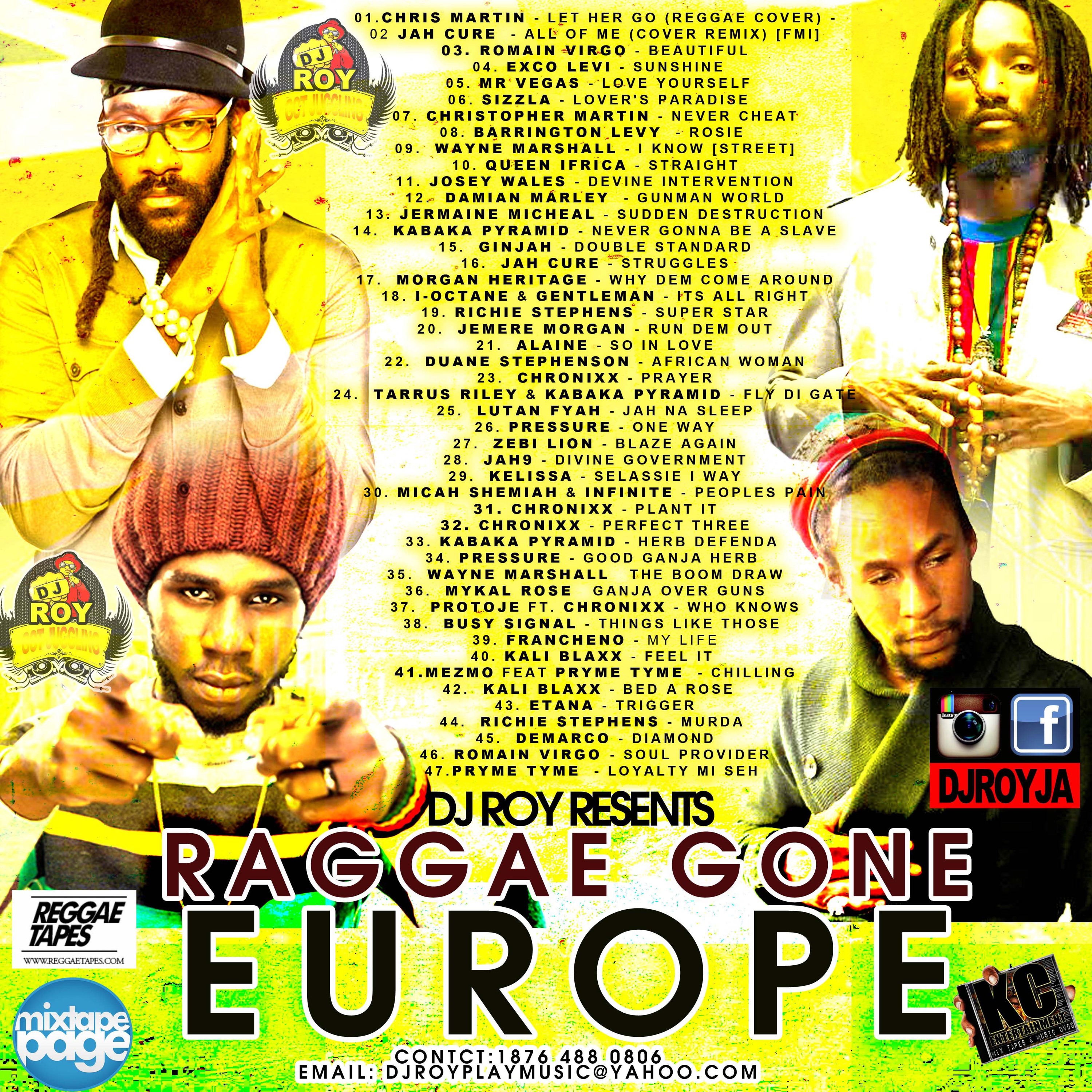 DJ ROY REGGAE GONE EUROPE REGGAE MIX