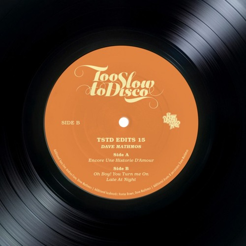 Dave Mathmos - Late At Night (from TSTD EDITS 15, Double 10 Inch EP)