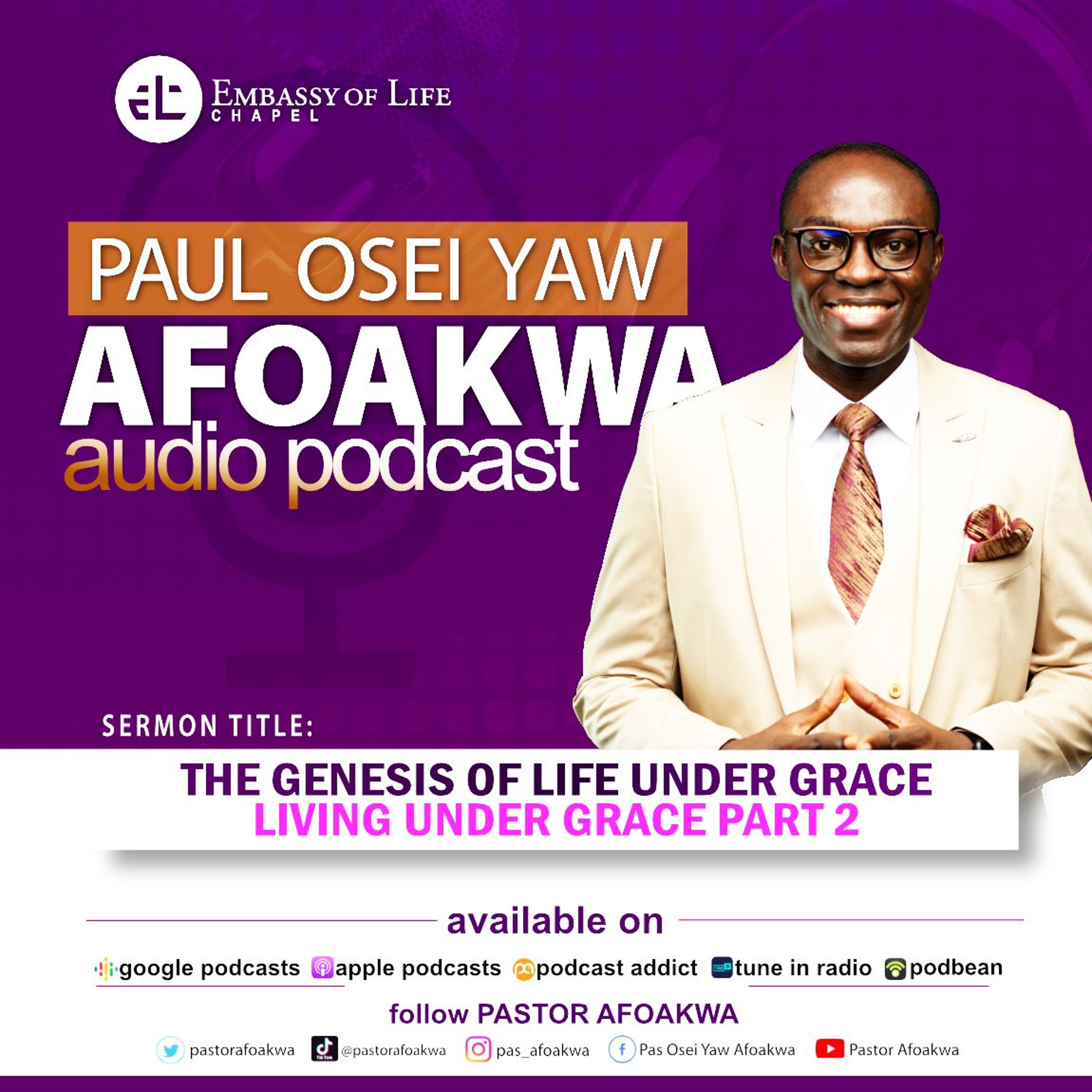 Living Under Grace Part 2 - The Genesis Of Life Under Grace (14.08.24) episode artwork
