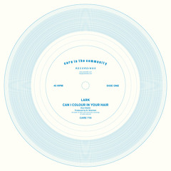 Can I Colour In Your Hair (Andrew Weatherall Version)