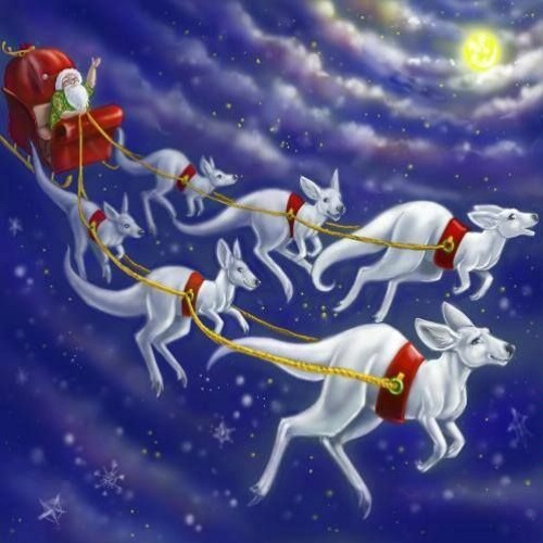 Merry Xmas To The World .  Time to Harness up the Xmas Kangaroos Again