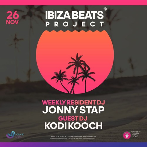 Stream Kodi Kooch on the Ibiza Beats Project 26/11/22 on Jorvik Radio 94.8fm by Kodi Kooch | Listen online for free on SoundCloud