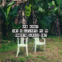 Bad Bunny - Voy A Llevarte Pa Pr (Roberto Surace EDIT)