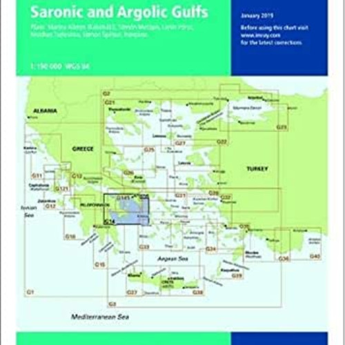 Get EPUB 🖌️ Imray Chart G14: Saronic and Argolic Gulfs (G Charts) by  Imray Imray [P