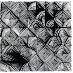 Burnt-Out Car in a Forest