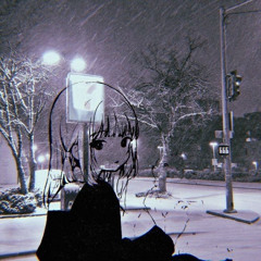 i feel warm laying on the snow