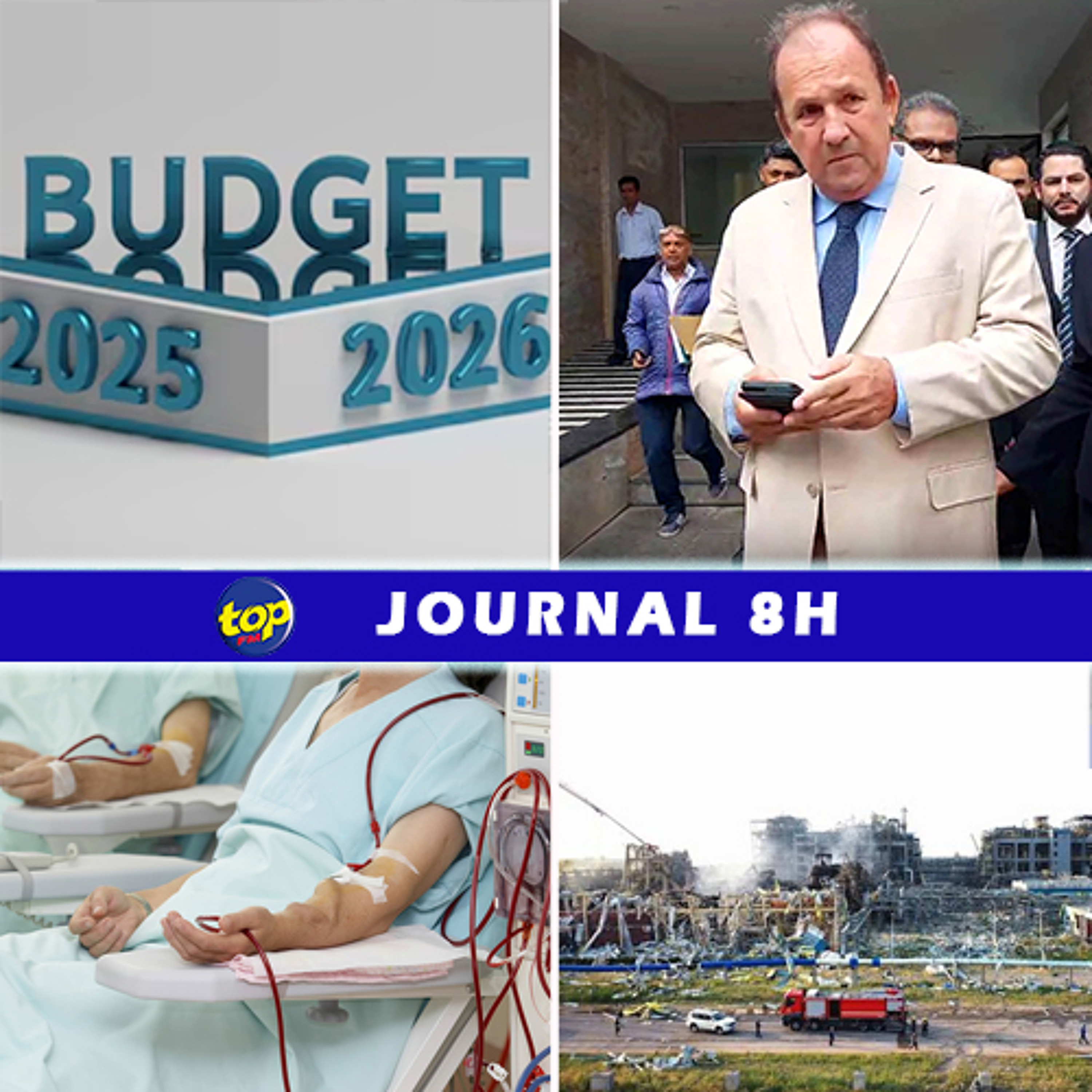 Le journal de 8H de ce mercredi 28 mai 2025