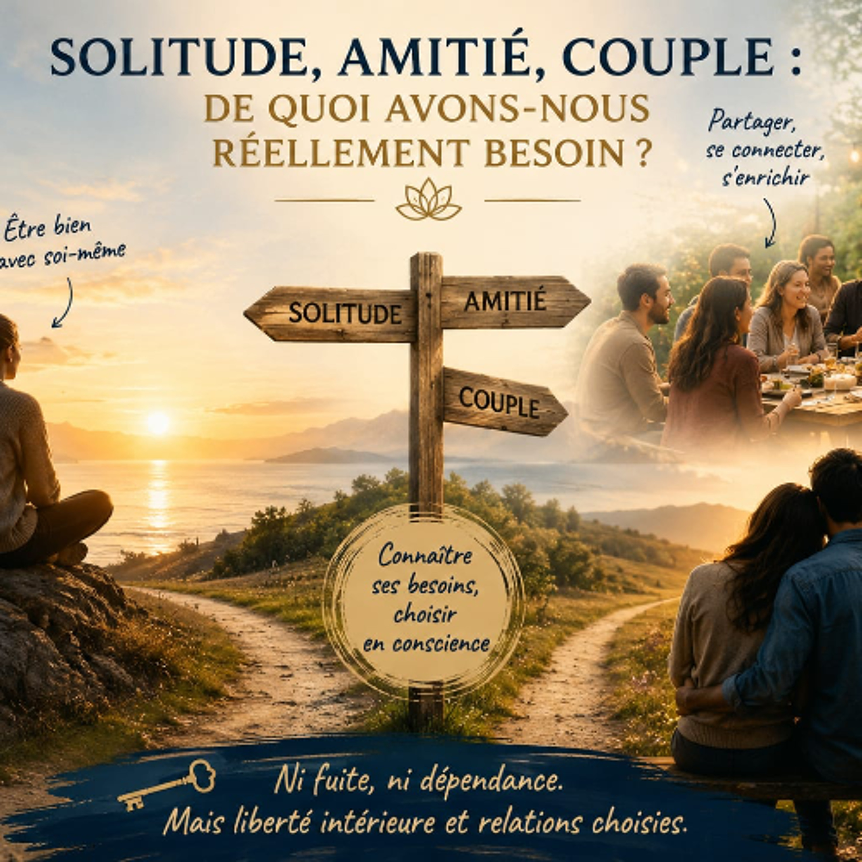 LES CLÉS DE L'ÊTRE - Solitude, amitié, couple : de quoi avons-nous réellement besoin (mercredi 20 mai 2026) episode artwork