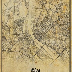 Ebook(download) Kaisrlse Latvia Riga Map Wall Art Poster Canvas Print Vintage Style Unframed