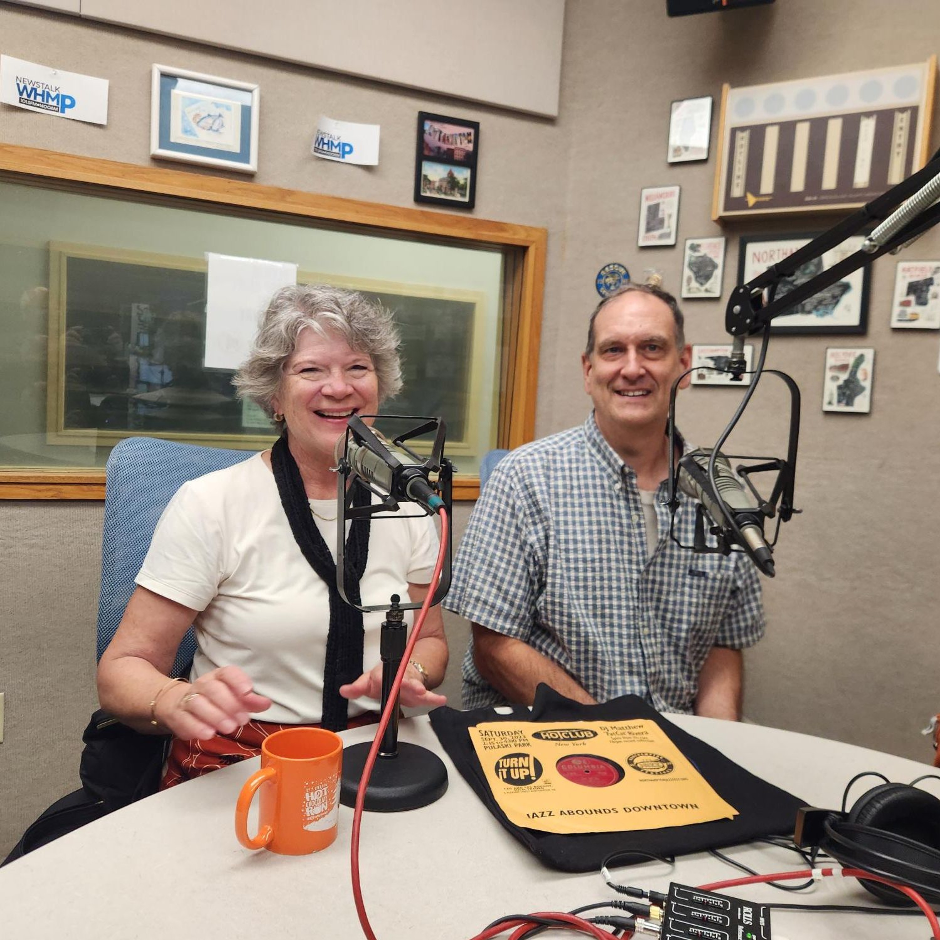 Northampton Jazz Festival Pres Ruth Griggs with jazz educator Ben Young on Jazz 101 episode artwork
