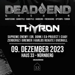 KARLOS REKATE at Haus 33 Nürnberg -  09.12.23 // Hardtechno special // DeadEnd Events pres. THYRON
