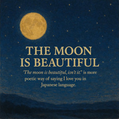 the moon is beautiful