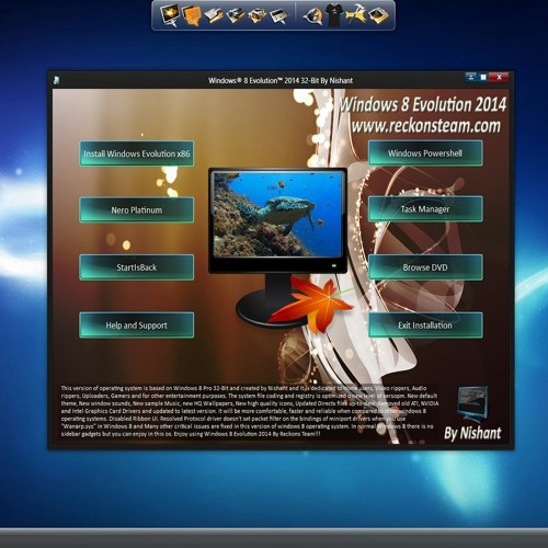 Stream Windows 8 Evolution 2014 (64-Bit) Preactivated (By N.
