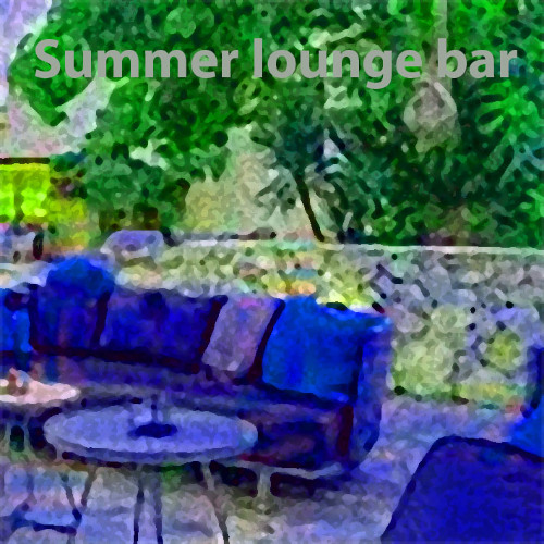 Summer lounge bar