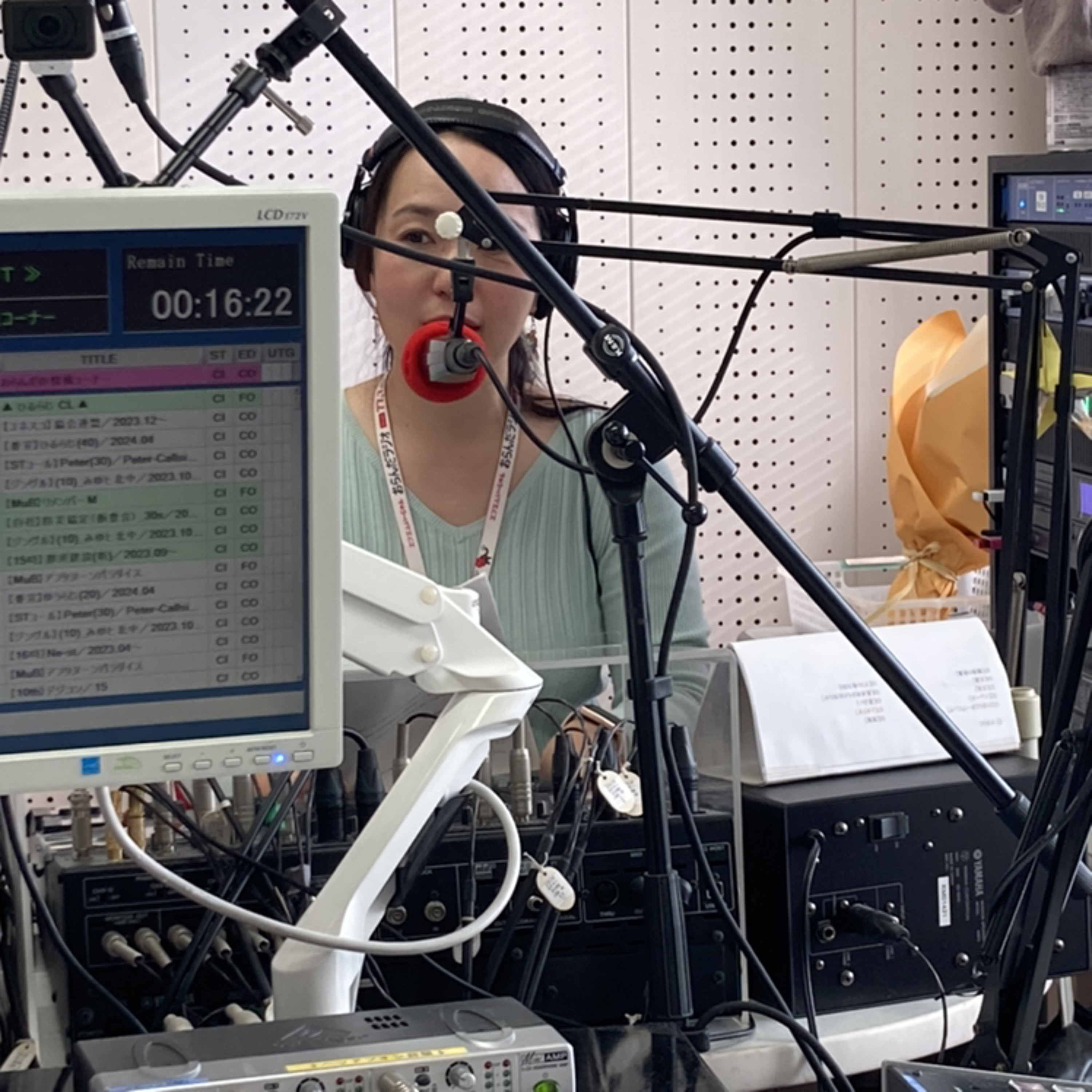 With Nagako the host of Oranda Radio (our own radio) in Nagai, Japan with Sharon Woolums episode artwork