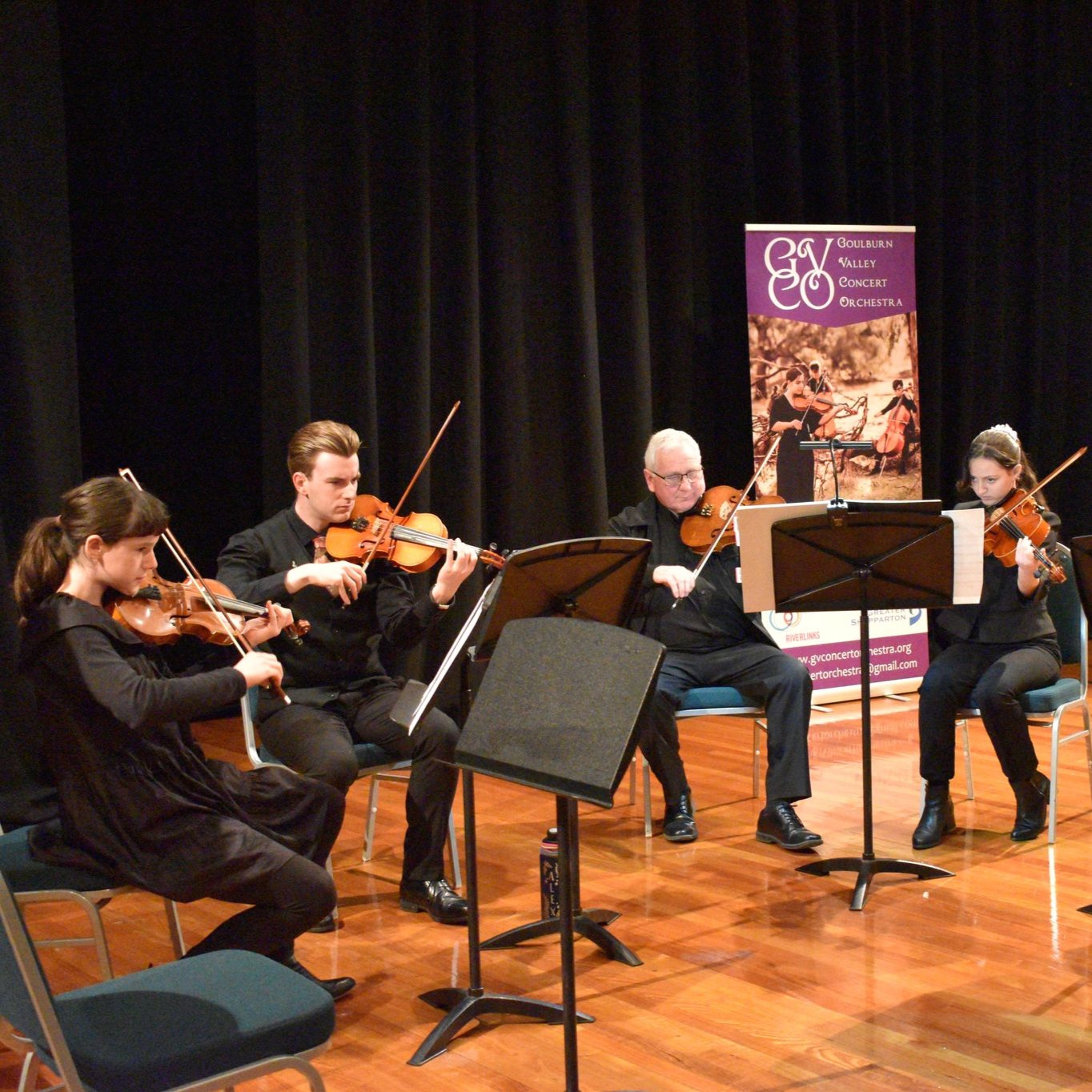GV Concert Orchestra's Leona Sterling and violinist Melody on their Chamber Series concert episode artwork