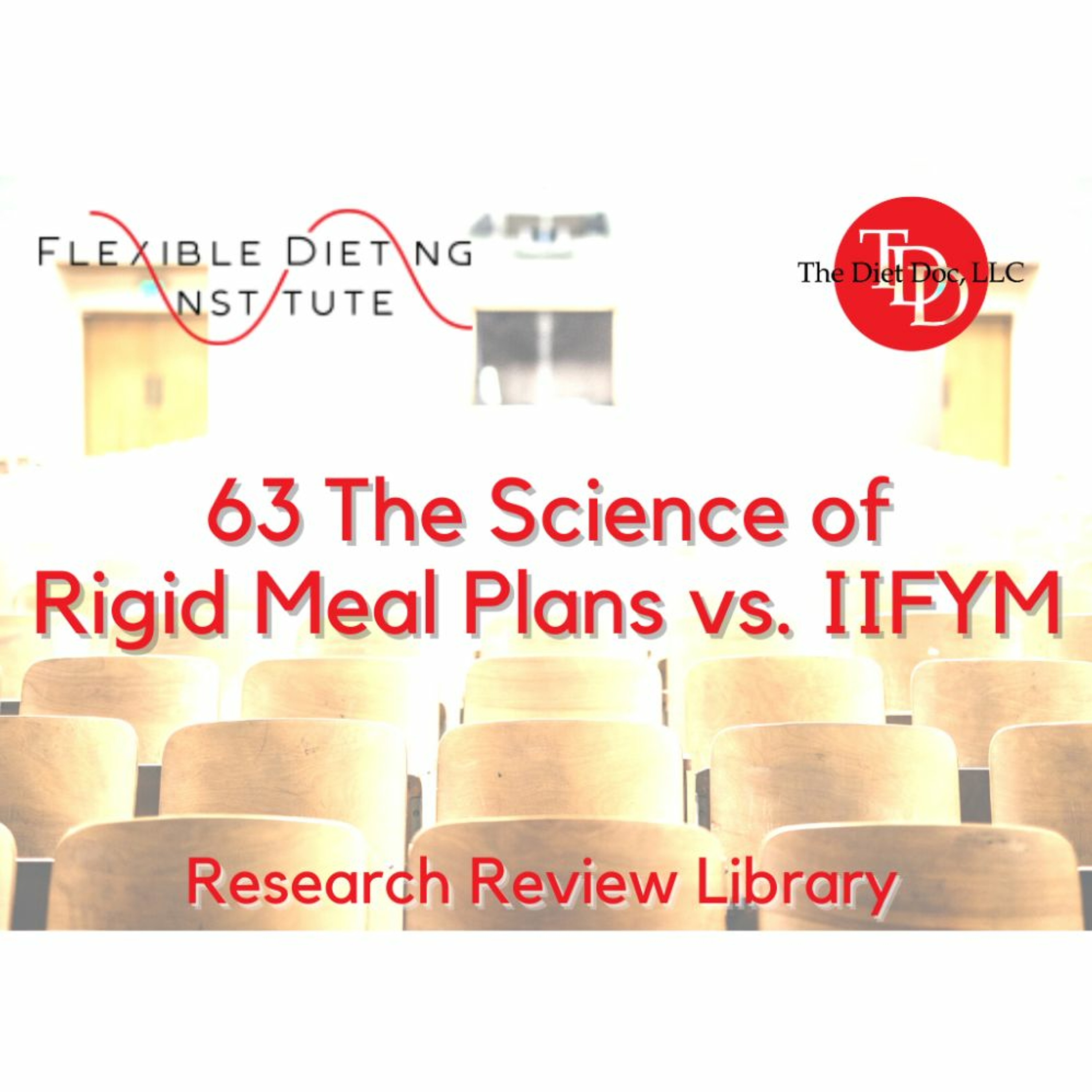 FLEXIBLE DIETING INSTITUTE Research Reviews - 63: Rigid Meal Plans vs. IIFYM episode artwork