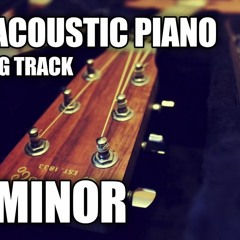 Sad Acoustic Piano Guitar Backing Track In Bb Minor - Tom Bailey Backing tracks