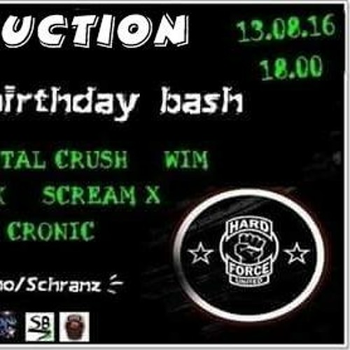 Scream-X - @ Hard Destruction present Pedro Beyer Birthday Bash 2016-08-13