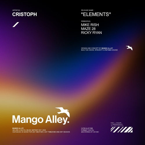 Premiere: Cristoph - Elements (Maze 28 & Ricky Ryan Reform) [Mango Alley]