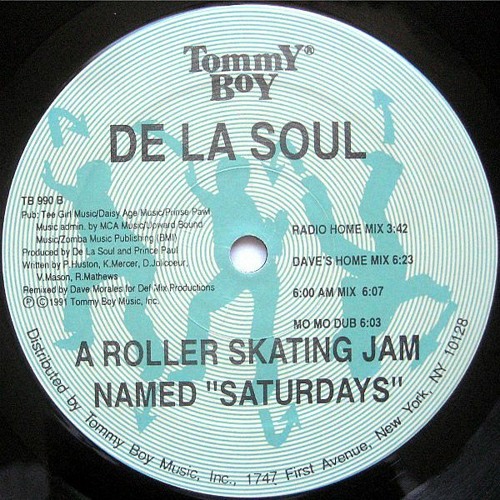 De La Soul - A Roller Skating Jam Named "Saturdays" (Instrumental Remake) [2020]