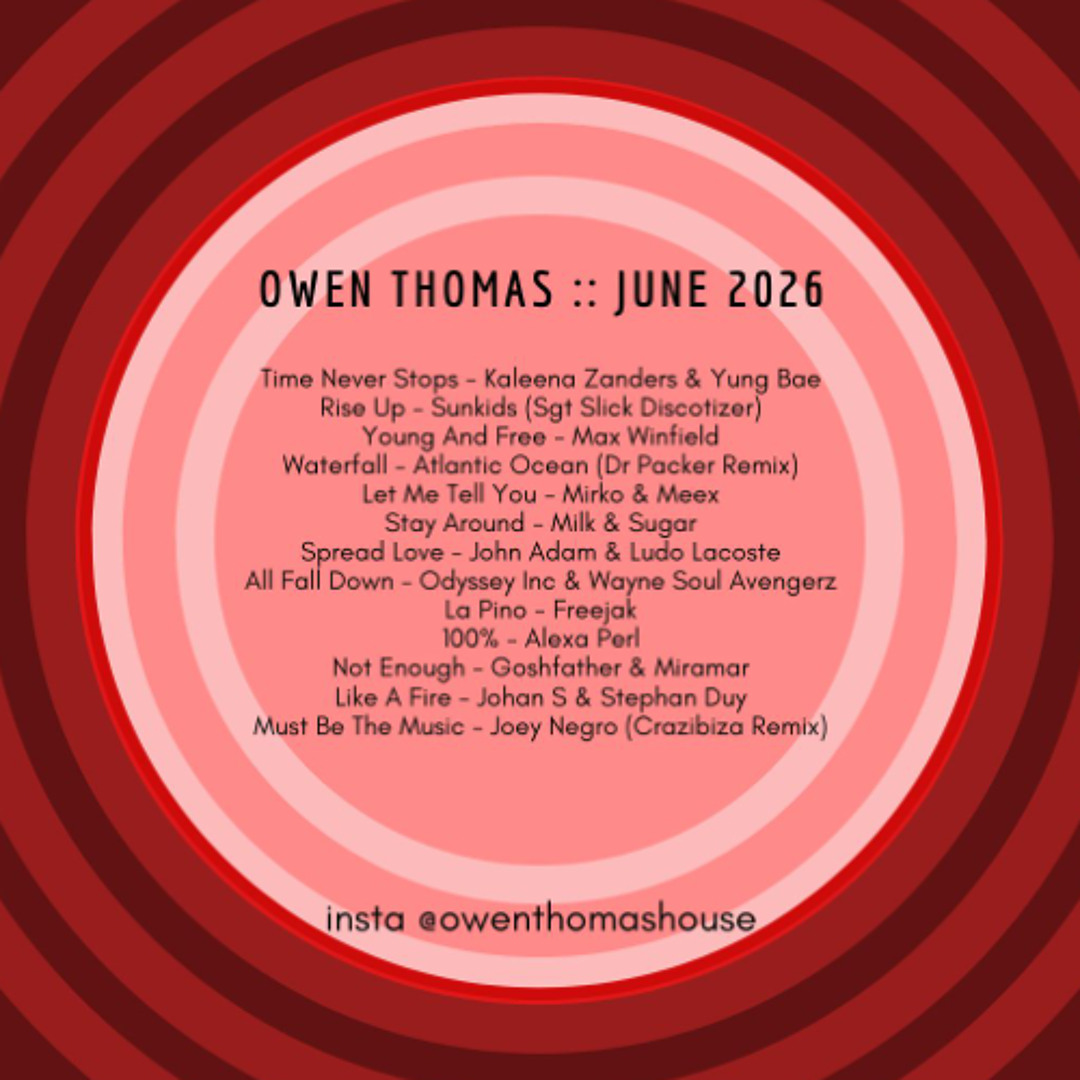 Stream June 2026 - [PUMPING FUNKY DISCO HOUSE MIX] by Owen Thomas ...