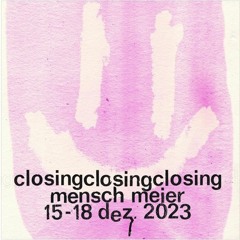 Gwen Wayne b2b Julio Paradise Goodbye my friend x Mensch Meier Closing
