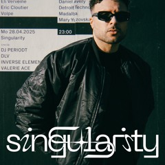 DLV 28.04.2025 Singularity @ TRESOR