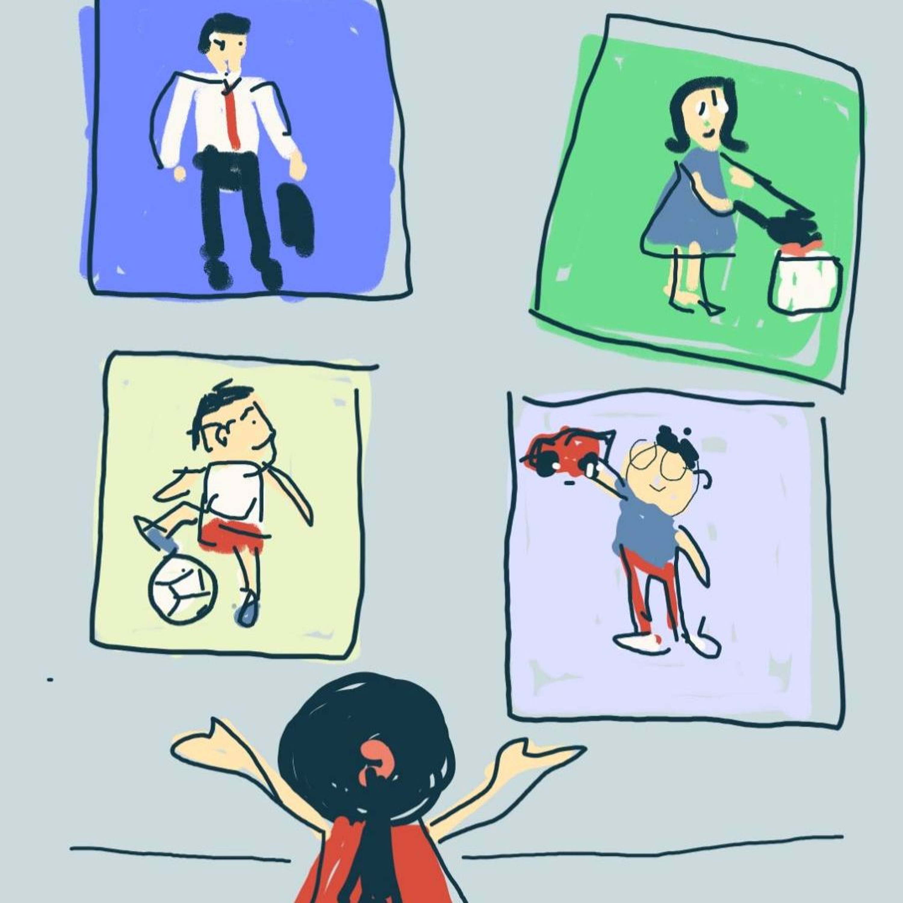 นิทานยิ้มแย้มแก้มใส (EP 268 นิทานชุด หนูดีกับพี่กลาง ตอน หนูดีวาดรูป) episode artwork