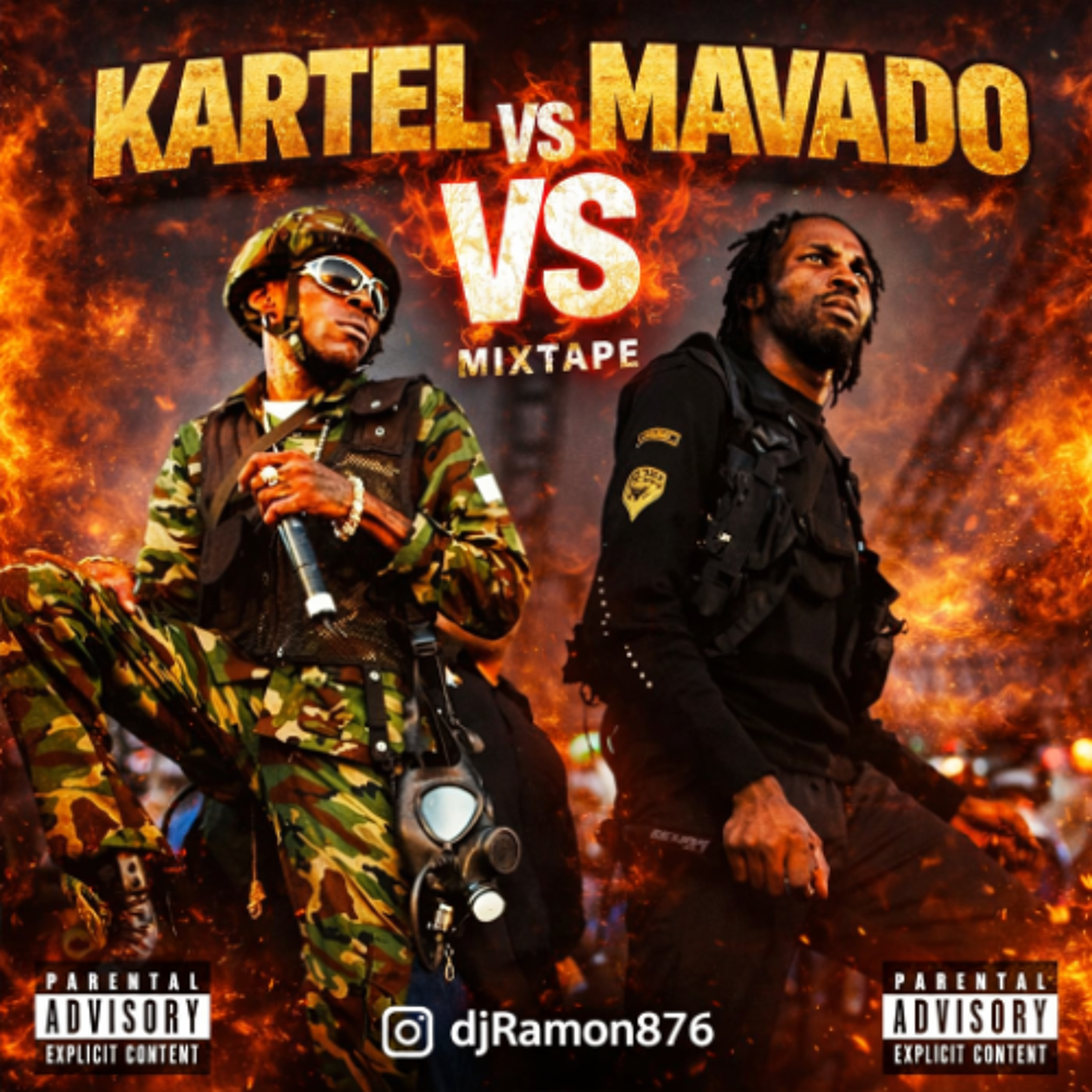Vybz Kartel vs Mavado (Gaza vs Gully) Throwback War Mix 🔥 Dancehall Clash Classics | DJRamon876