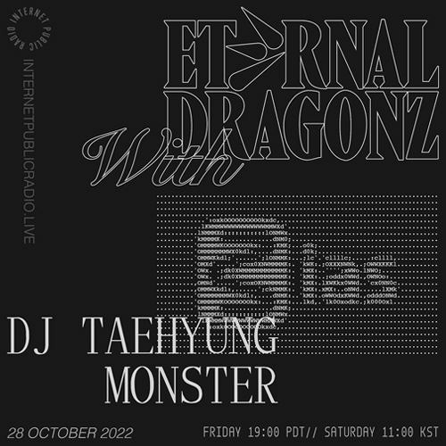 Stream Taehyung Monster - Internet Public Radio - 28 October 2022 by  Eternal Dragonz | Listen online for free on SoundCloud