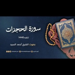سورة الحجرات || ليالي رمضان ١٤٤٦ || الشيخ أحمد السيد