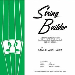VIEW [KINDLE PDF EBOOK EPUB] String Builder, Bk 1: A String Class Method (for Class or Individual In