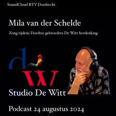 Jonge zangeres Mila Van Der Schelde in Studio De Witt