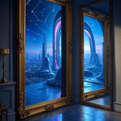 Where is the  mirror _