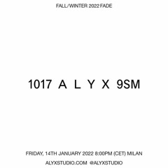 F1LTHY x ALYX