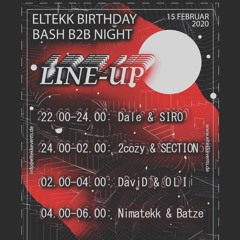 Nimatekk B2b Batze @ Eltekk Bunker Bday Bash