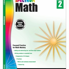⚡Audiobook🔥 Spectrum 2nd Grade Math Workbook, Ages 7 to 8, Math Workbooks Grade 2, Fractions, A