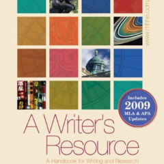 [Access] EPUB ✓ A Writer's Resource (spiral-bound) 2009 APA & MLA Update, Student Edi